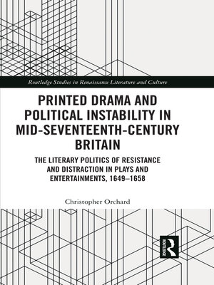 cover image of Printed Drama and Political Instability in Mid-Seventeenth-Century Britain